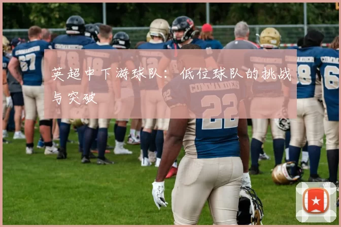 英超中下游球队：低位球队的挑战与突破